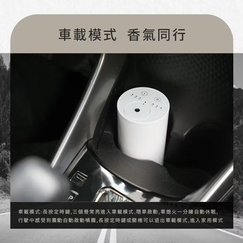 樂米 LARMI 無水擴香機 LMD01 香薰機 擴香儀 精油機 精油擴香 車用香氛 無水香氛機 車家兩用 車載香薰機-細節圖7