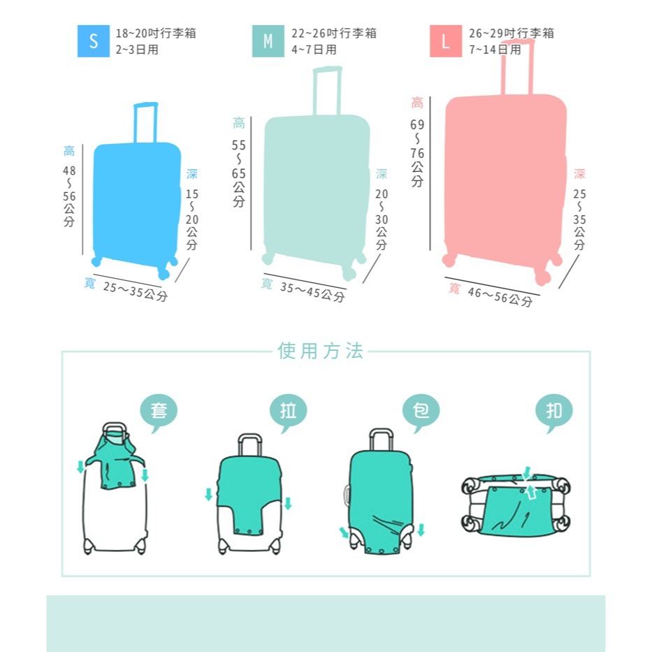 【箱衣WAY-免運】[Travelism-世界系列] LCS343東京循環 行李箱套旅行箱登機箱防塵套創意箱套-細節圖7