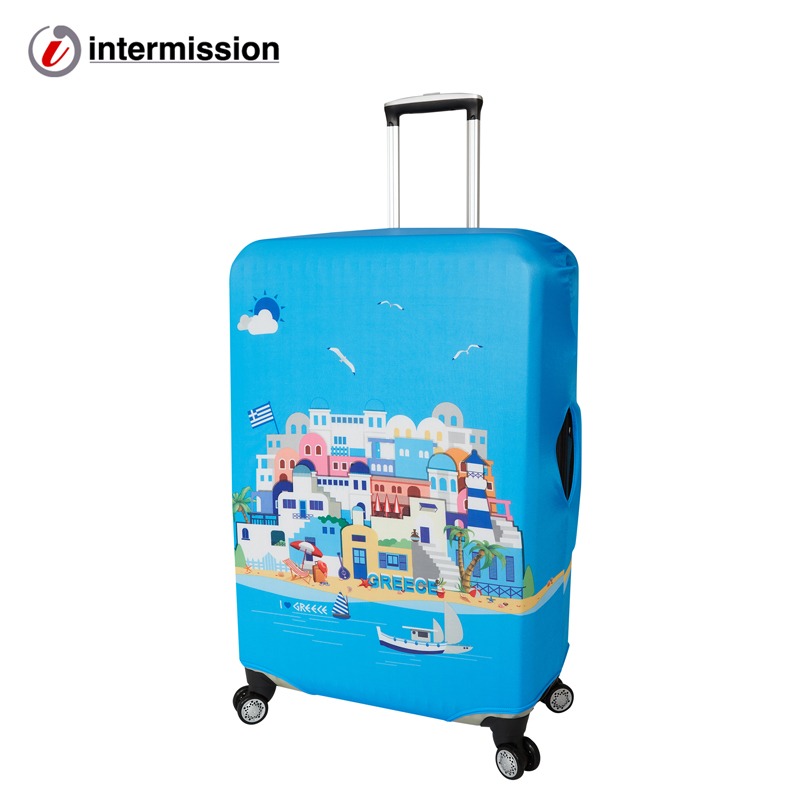 【箱衣WAY-免運】【Intermission】LCS424希臘定位 日版彈力拉桿箱保護套 行李箱套旅行箱登機箱防塵套-規格圖10