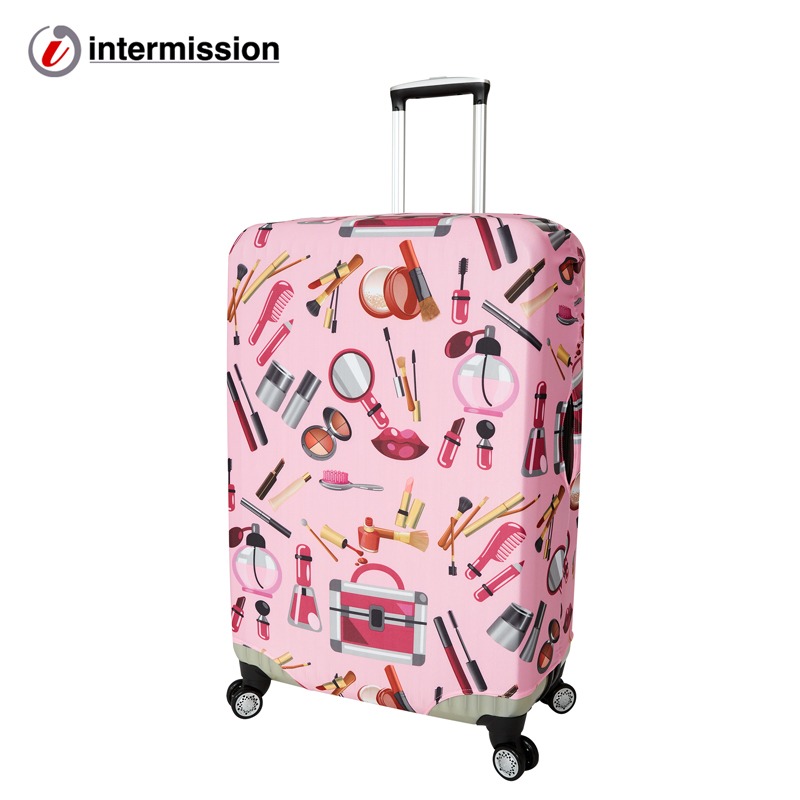 【箱衣WAY-免運】[Travelism-潮流系列] 粉紅佳人 L號26-29吋 行李箱套旅行箱登機箱防塵套創意箱套-規格圖10