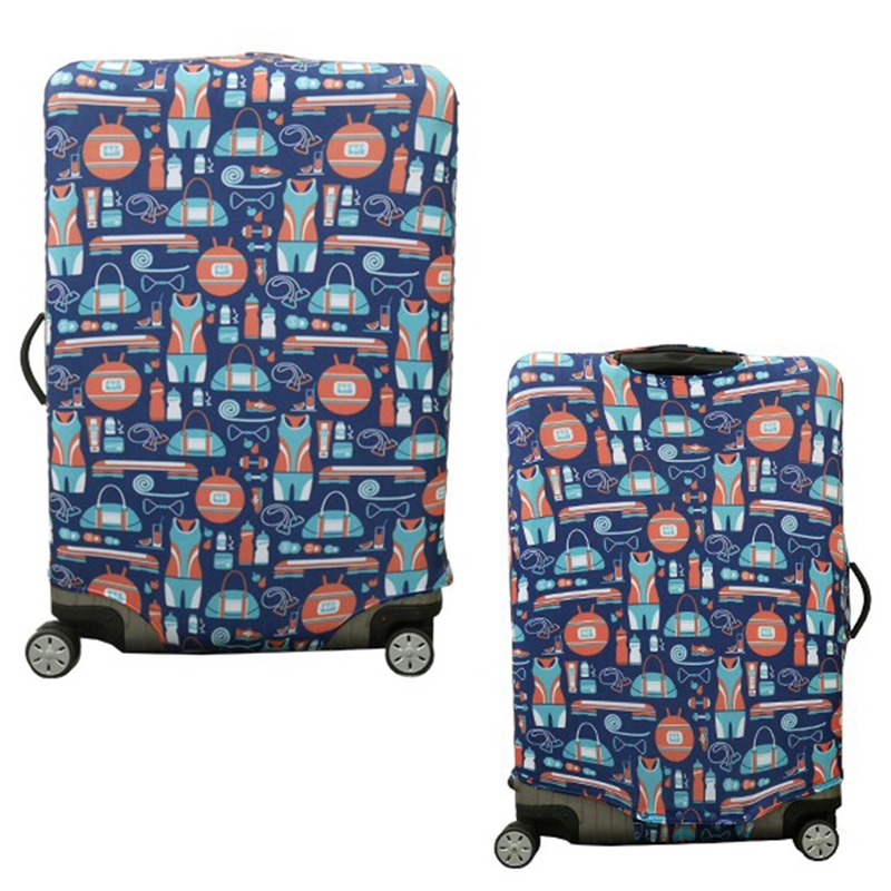 【箱衣WAY-免運】【Intermission】LCS456戶外 日版彈力拉桿箱保護套 行李箱套旅行箱防塵罩防塵套-細節圖9