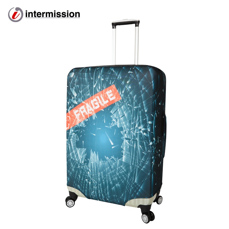 【箱衣WAY-免運】【Intermission】LCS331碎玻璃 日版彈力拉桿箱保護套 行李箱套旅行箱登機箱防塵套-規格圖10