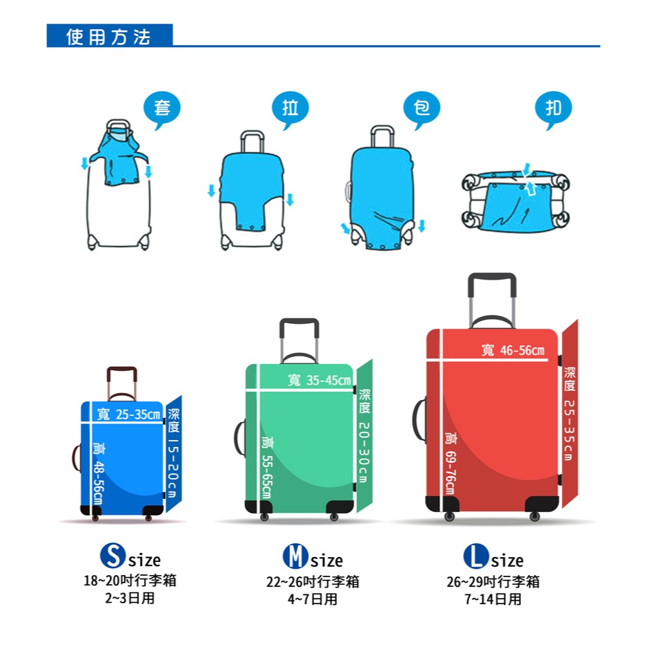 【箱衣WAY-免運】[Travelism-潮流系列] 英倫風格  行李箱套旅行箱登機箱防塵套創意箱套-細節圖6
