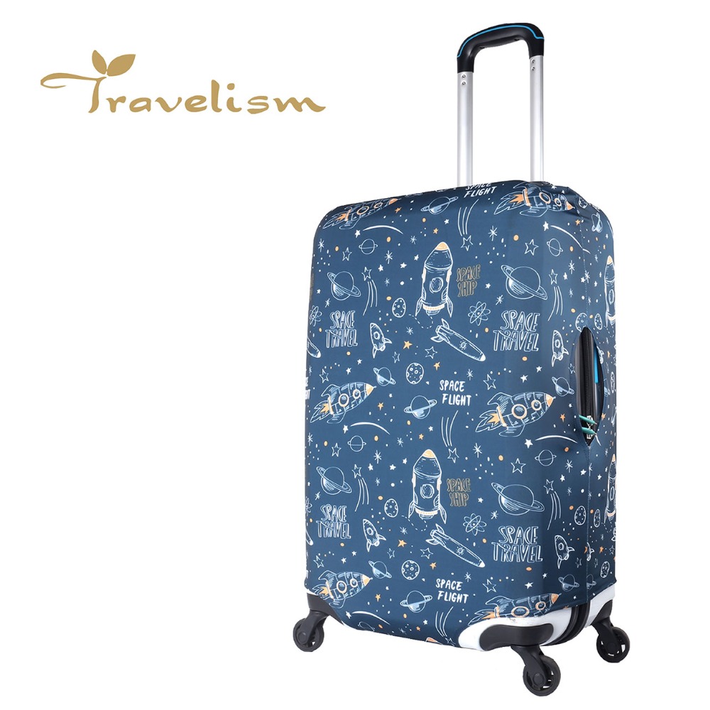 【箱衣WAY免運】[Travelism-童趣系列] LCS695 星際探索 行李箱套旅行箱防塵套創意箱套-規格圖8