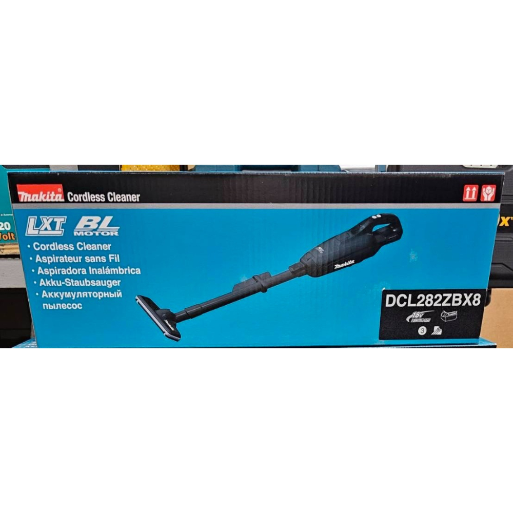 MAKITA 牧田 DCL282ZBX8黑色 18V無刷吸塵器集塵袋 單主機 無電池 無充電器-細節圖3