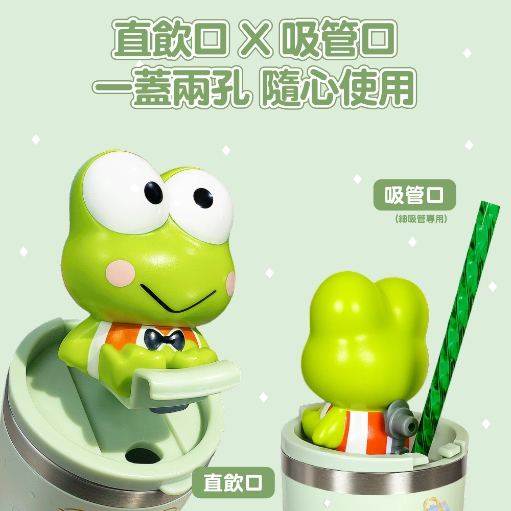 【德國Buderus】三麗鷗陶瓷手提710ml冰霸杯_大眼蛙去旅行-細節圖3