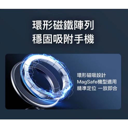 POLYWELL 手動真空吸附磁吸支架 MagSafe手機支架 一轉即吸 行車導航 追劇適用-細節圖3