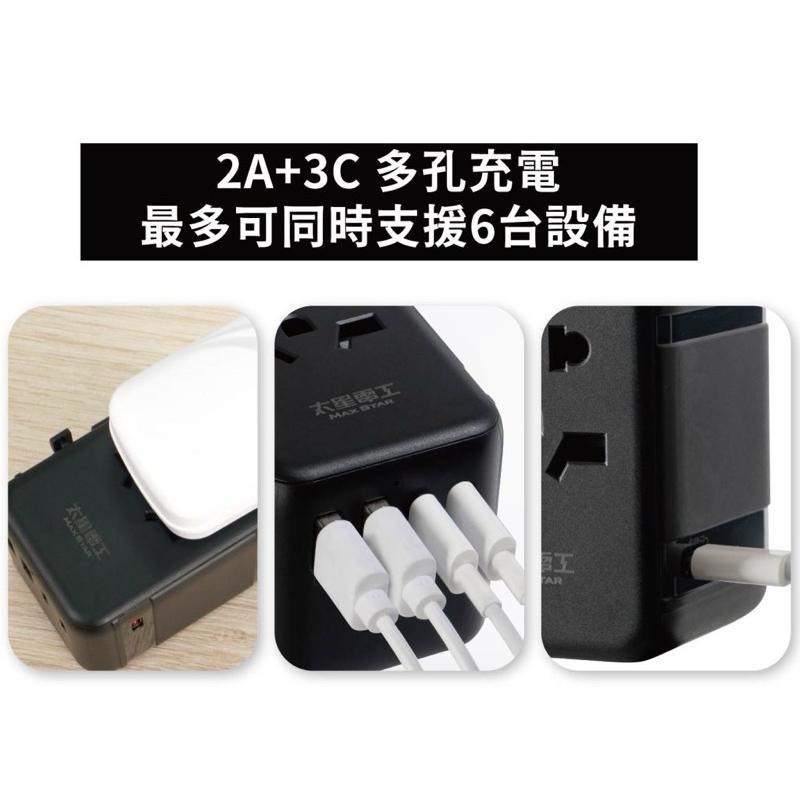 AA304 PD35W 萬國旅行充 萬國轉接頭 萬國插頭 旅行轉接頭 旅行充 35W 過載保護-細節圖4