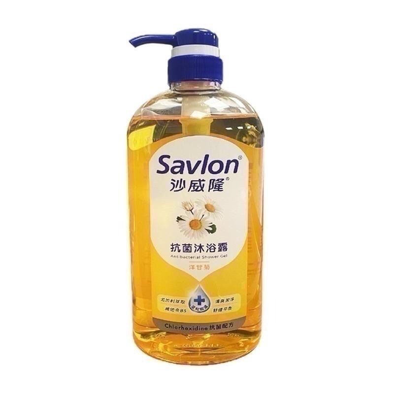 【限時購】沙威隆SAVLON 1000ml 抗菌沐浴露 清新綠茶 沉靜松木 檸香馬鞭草 洋甘菊 沐浴露-細節圖4