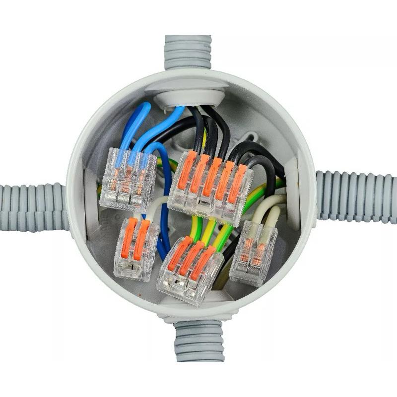 金筆接力得 PC622 PC623 PC625撥桿推線式接線頭 接線器 電線接線器 電線連接器 配線器 分線器-細節圖2