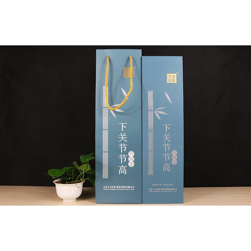 【藏茶閣】2017年雲南下關普洱茶 節節高 竹筒茶 市場稀少 勐庫高山古樹茶春料 適合收藏與贈禮 老樹茶-細節圖2