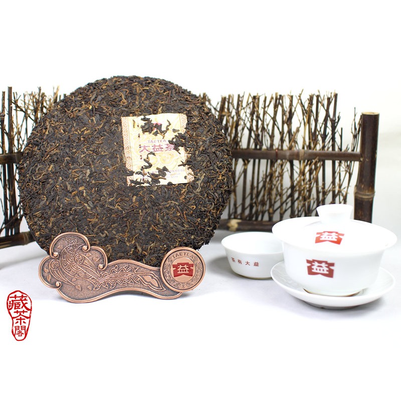 【藏茶閣】2014年雲南大益普洱茶 經典 7262 老配方好口碑 熟茶 熱銷廿年 非7572 8592 七子餅茶-細節圖5