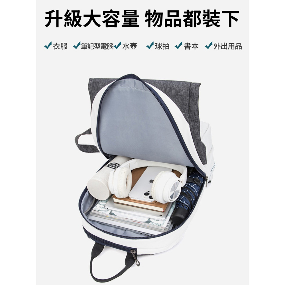 【 SANXDI 羽毛球拍背包】 羽球背包 羽毛球背包 羽球拍背包 球拍袋 大容量 防水 多隔層-細節圖9