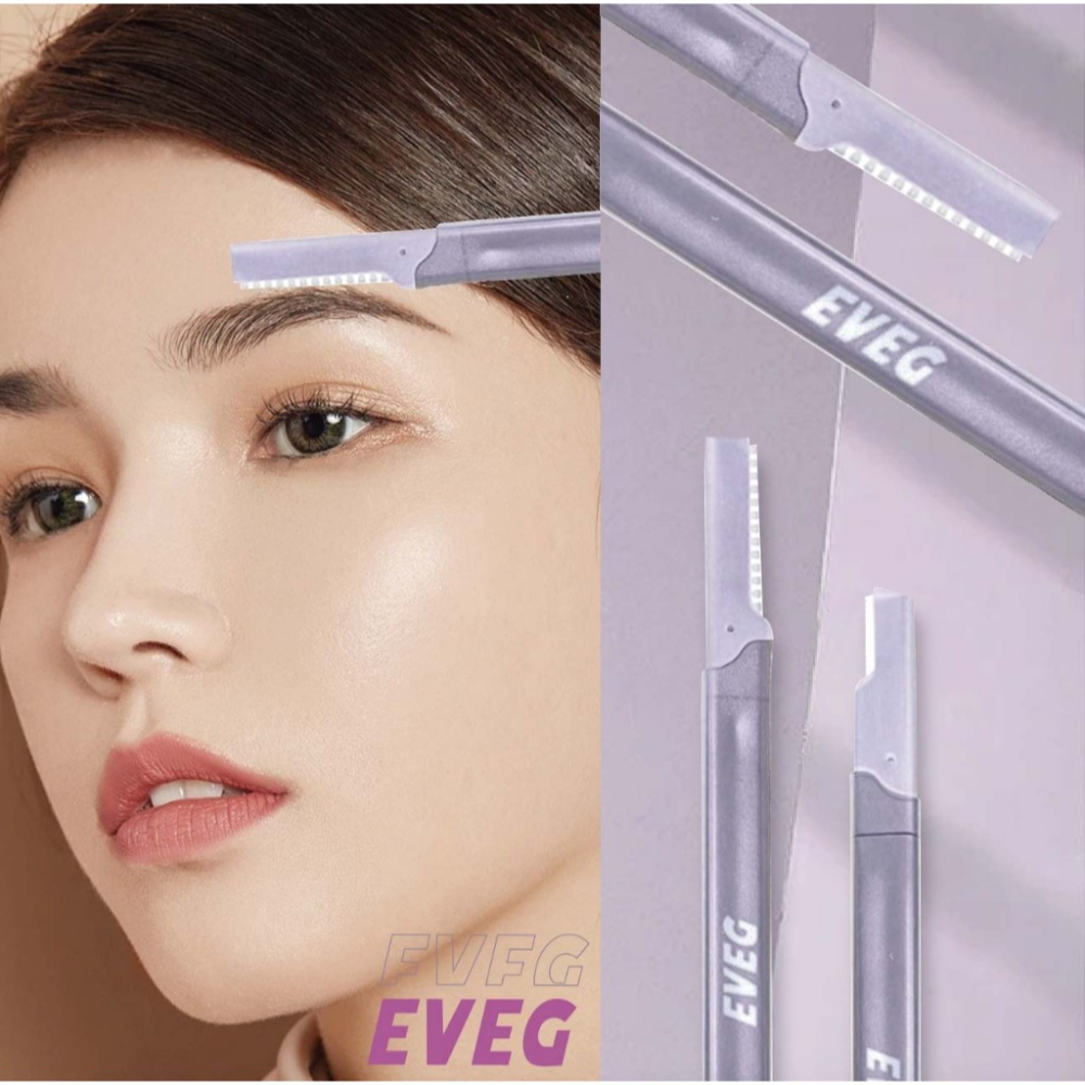 【韓國EVEG】 🔥🔥韓國人氣大爆款❗❗ 每個女人化妝包都該吞一支~~~ 😍 超微距雙頭修眉刀【1包2入】-細節圖2