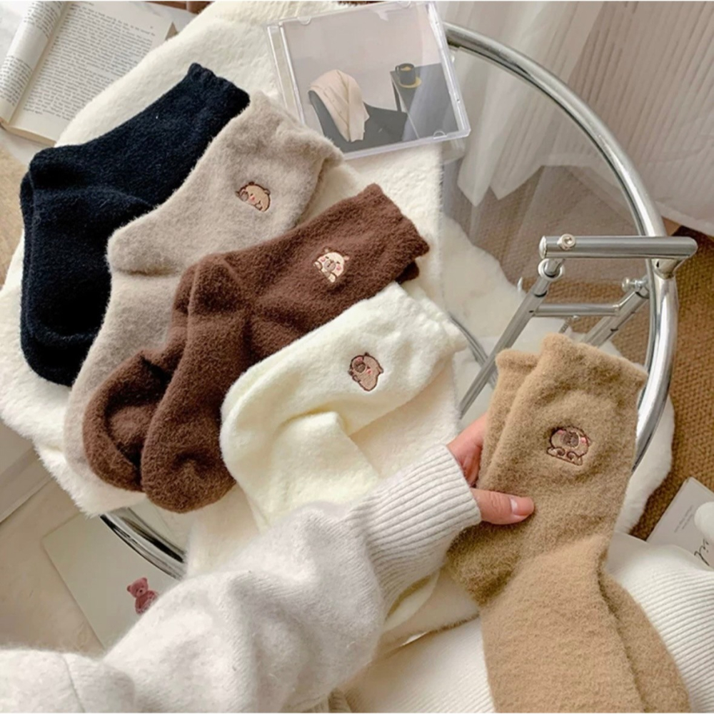 🏷️女款韓版卡比巴拉刺繡長襪-細節圖2