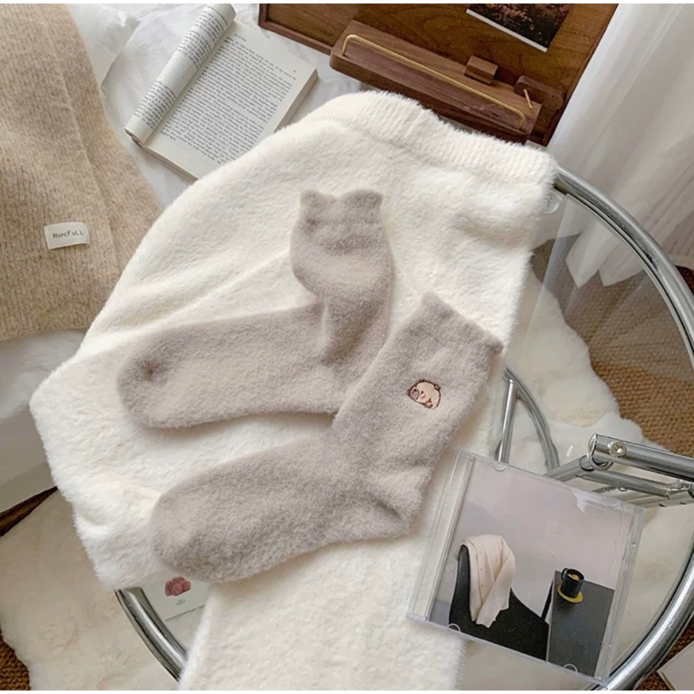 🏷️女款韓版卡比巴拉刺繡長襪-規格圖4