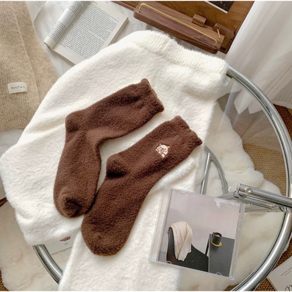 🏷️女款韓版卡比巴拉刺繡長襪-規格圖4