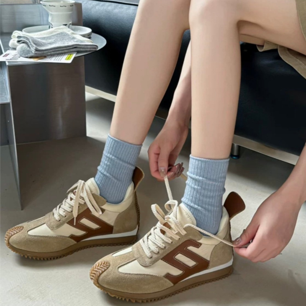 🏷️ins簡約純色堆堆襪-細節圖2