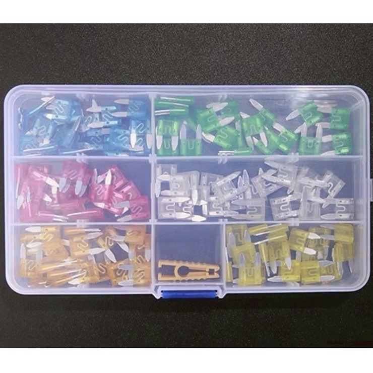 通用小型保險絲 1盒120粒 汽機車用 保險絲 /保險插片 /保險管 / 防水保險絲盒-細節圖4