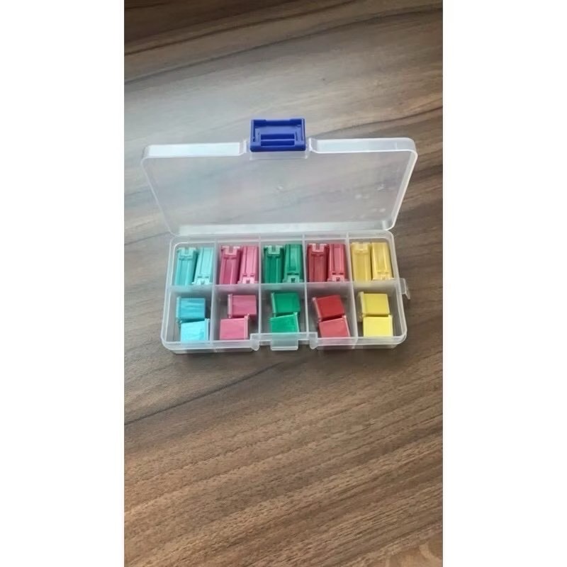 新型車用電源保險絲 一套20pcs總電源保險絲 風扇保險絲20A 30A 30A 40A 50A 60A-細節圖2