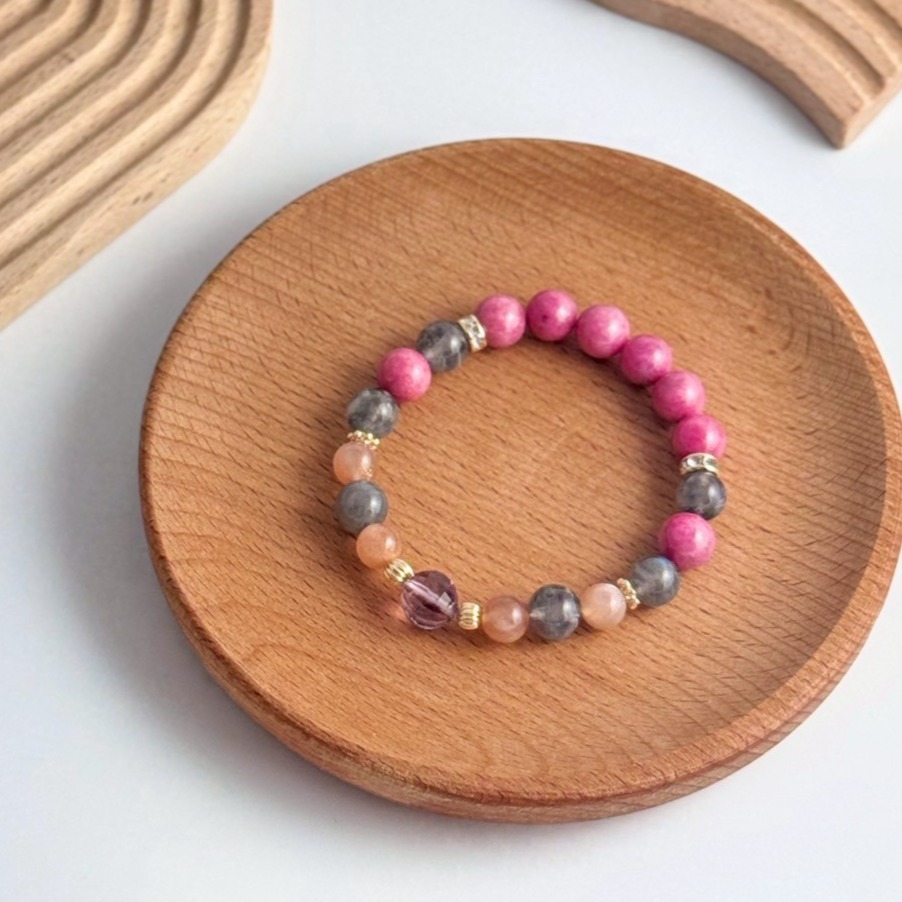 【XENA｜光之深語手鍊】優雅溫柔的覺醒・為自己綻放（7–8mm｜手圍14cm）-細節圖2