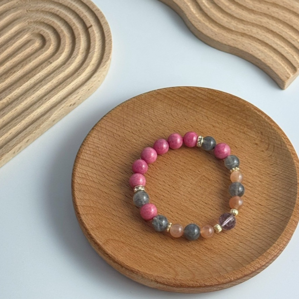 【XENA｜光之深語手鍊】優雅溫柔的覺醒・為自己綻放（7–8mm｜手圍14cm）-細節圖3