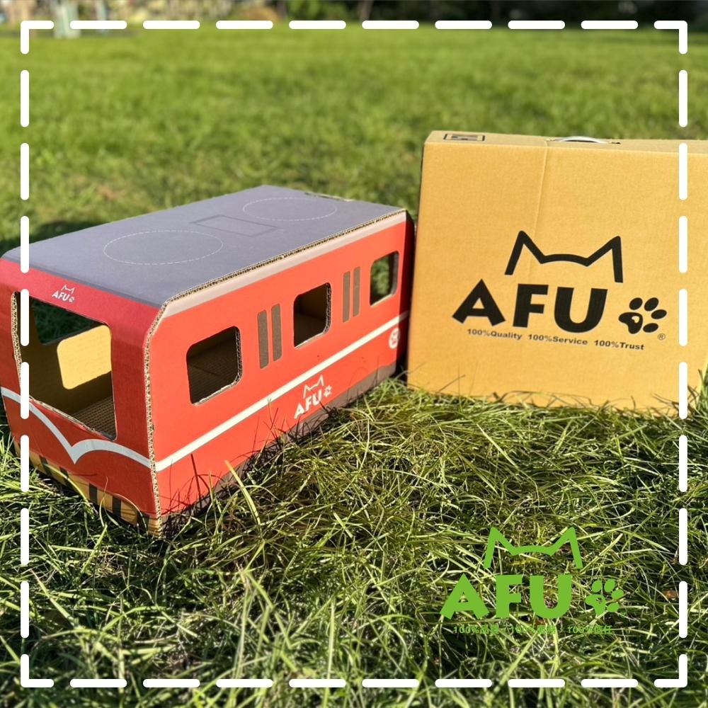 【AFU寵物世界】TH火車貓屋 貓咪貓抓板 貓咪舒緩 寵物用品 貓咪狗狗 毛孩用品 貓咪用品  貓咪磨爪用品-細節圖3