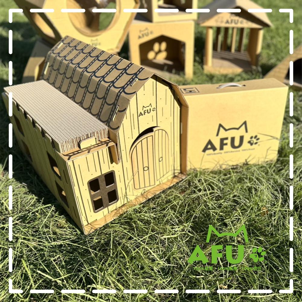 【AFU寵物世界】GH黃金屋 貓屋 大型貓 肥貓 貓咪貓抓板 貓咪睡窩 寵物用品 貓咪狗狗 毛孩用品 貓咪用品-細節圖5