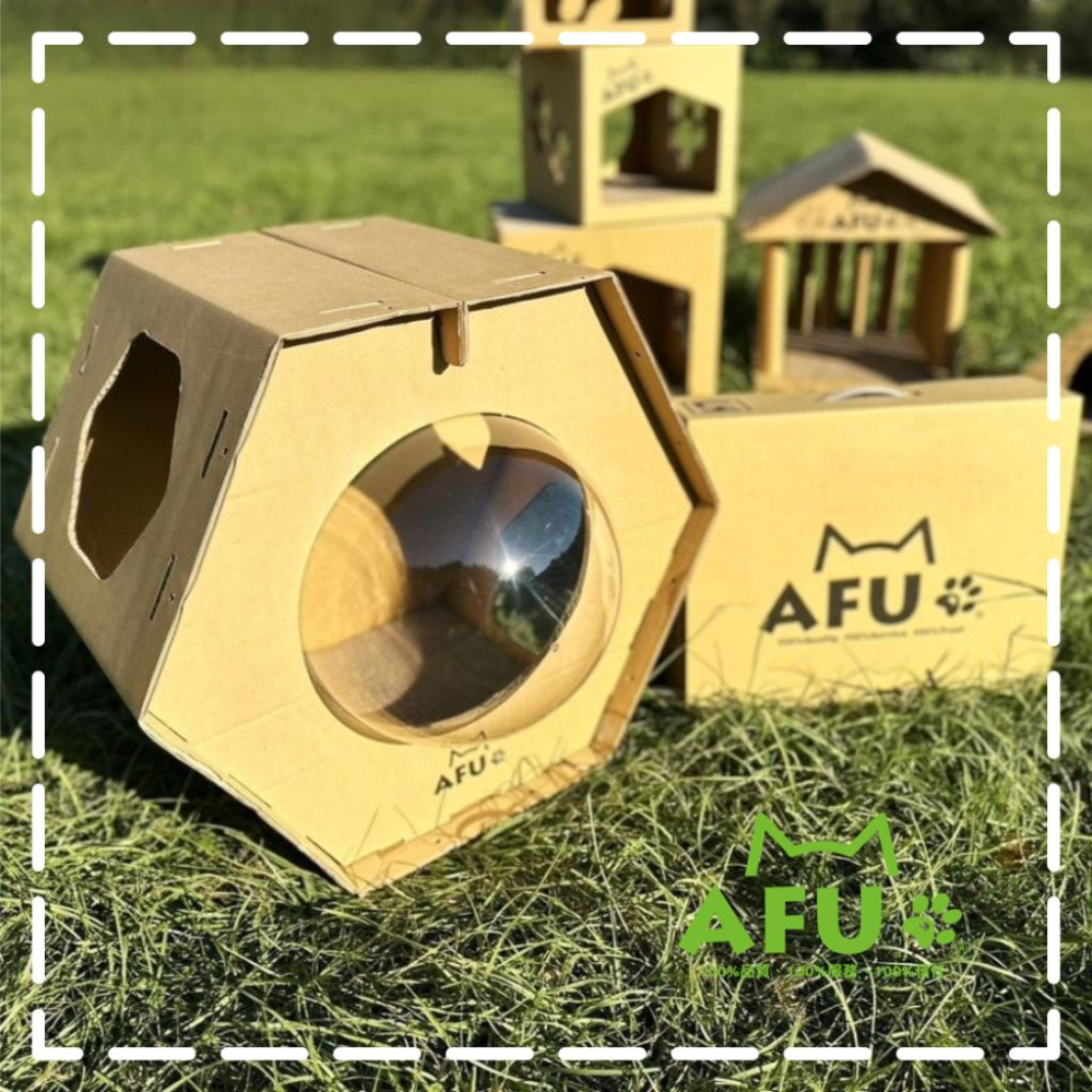 【AFU寵物世界】GH黃金屋 貓屋 大型貓 肥貓 貓咪貓抓板 貓咪睡窩 寵物用品 貓咪狗狗 毛孩用品 貓咪用品-細節圖7