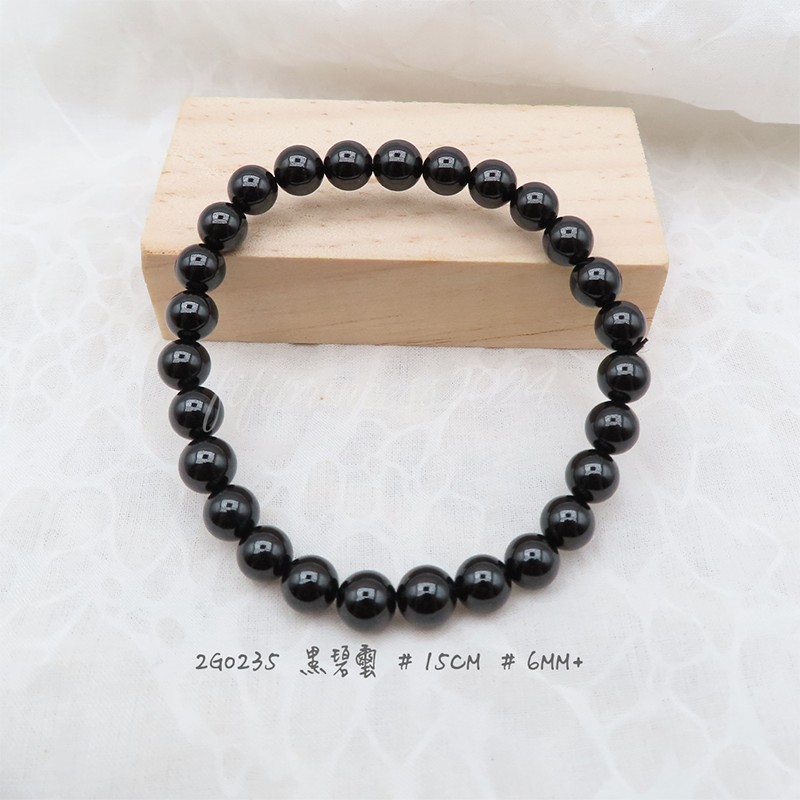 黑碧璽-6mm+-15cm