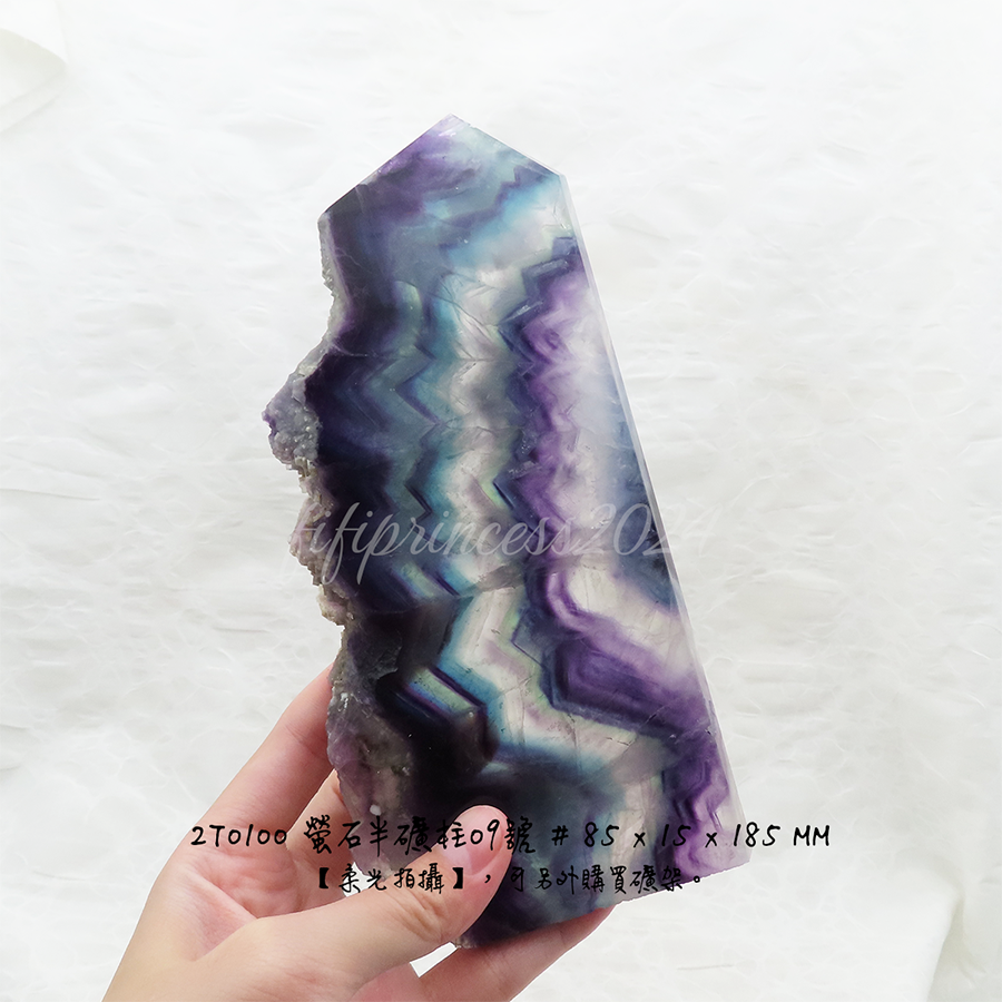肥肥公主水晶小舖＊1219＊螢石半礦柱＊原礦柱＊-規格圖10