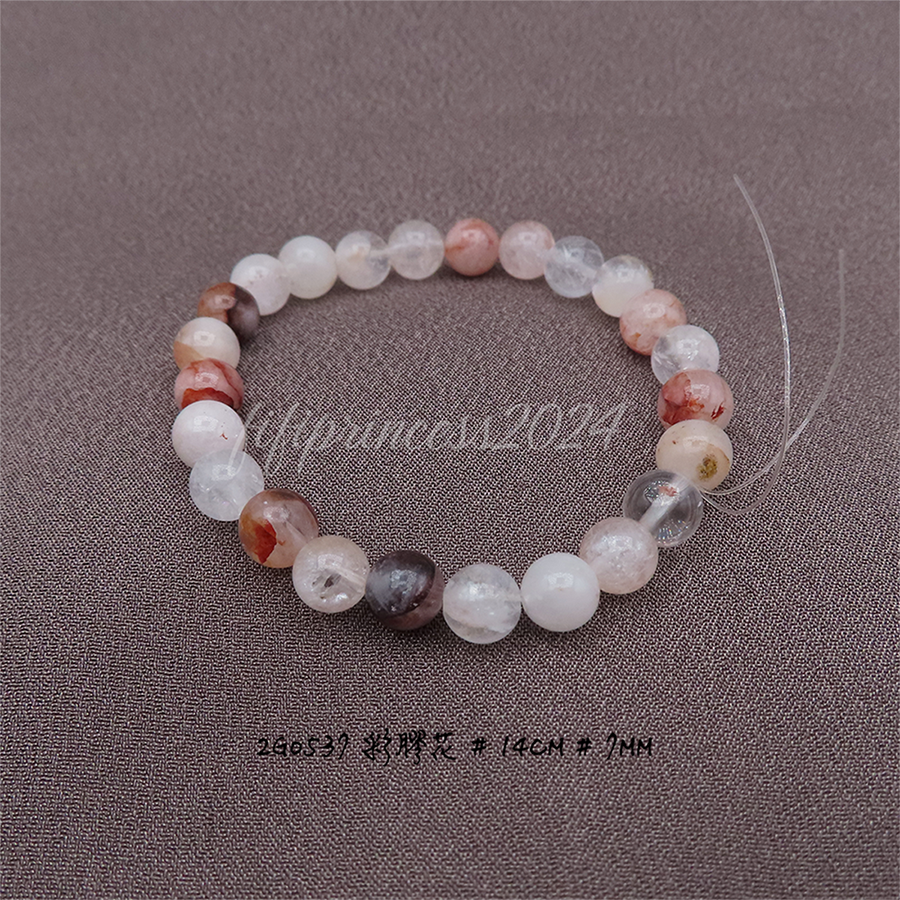 天然彩膠花手串｜招財旺運水晶｜能量手珠｜療癒系飾品｜開運手串｜送禮推薦｜肥肥公主水晶小舖-規格圖9