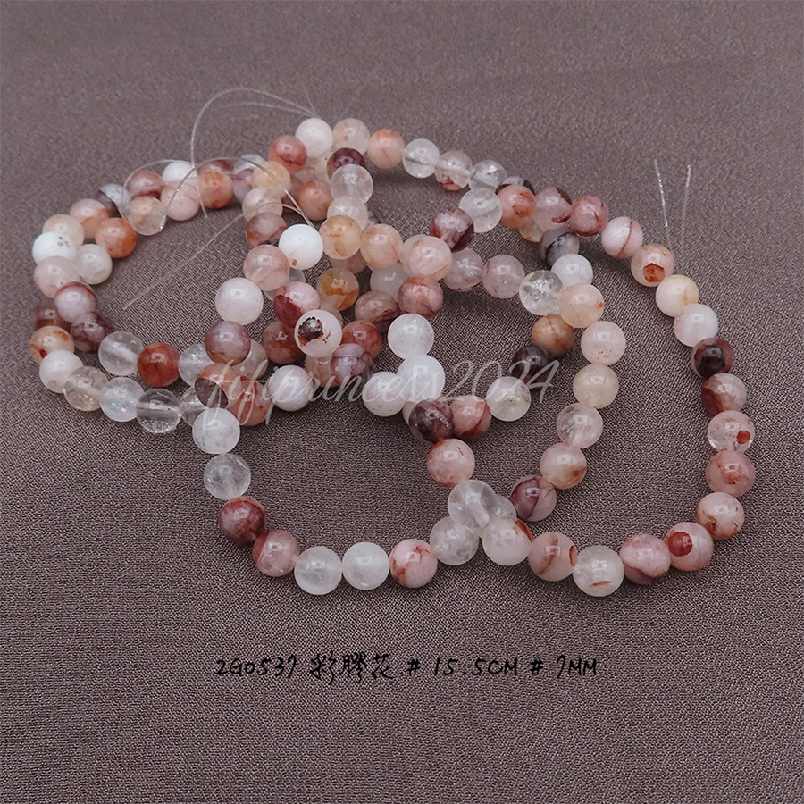天然彩膠花手串｜招財旺運水晶｜能量手珠｜療癒系飾品｜開運手串｜送禮推薦｜肥肥公主水晶小舖-規格圖9