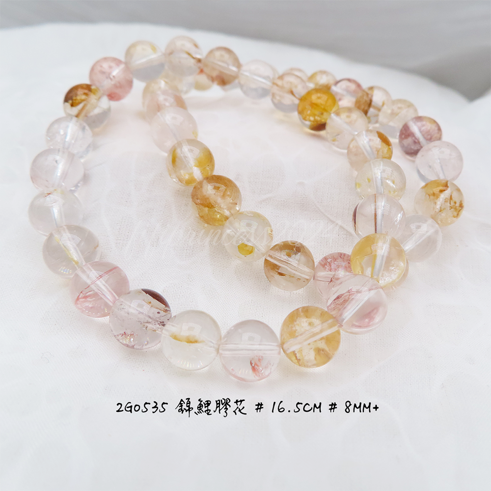 天然彩膠花手串｜招財旺運水晶｜能量手珠｜療癒系飾品｜開運手串｜送禮推薦｜肥肥公主水晶小舖-規格圖9
