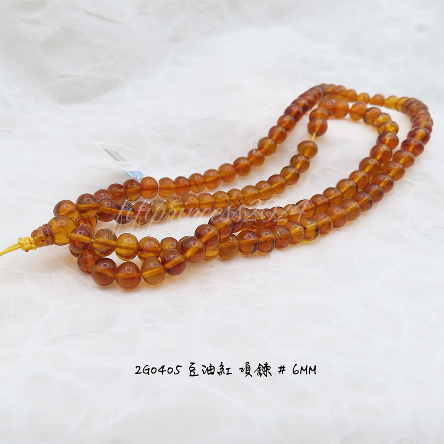 肥肥公主水晶小舖＊1111＊天然琥珀＊羅漢珠＊豆油紅＊-細節圖5