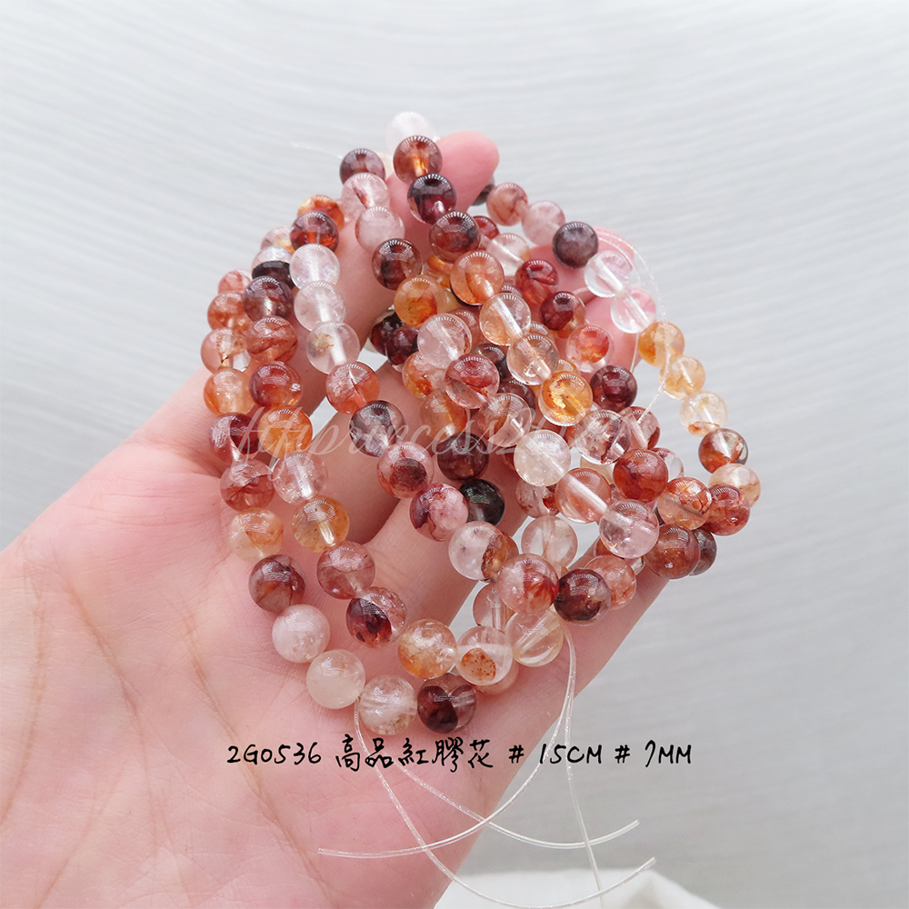 肥肥公主水晶小舖＊1008＊紅膠花＊-細節圖2