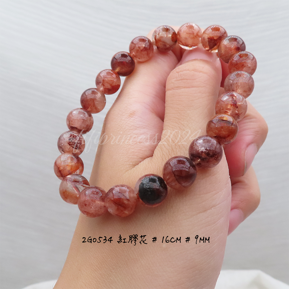 肥肥公主水晶小舖＊1008＊紅膠花＊-細節圖3