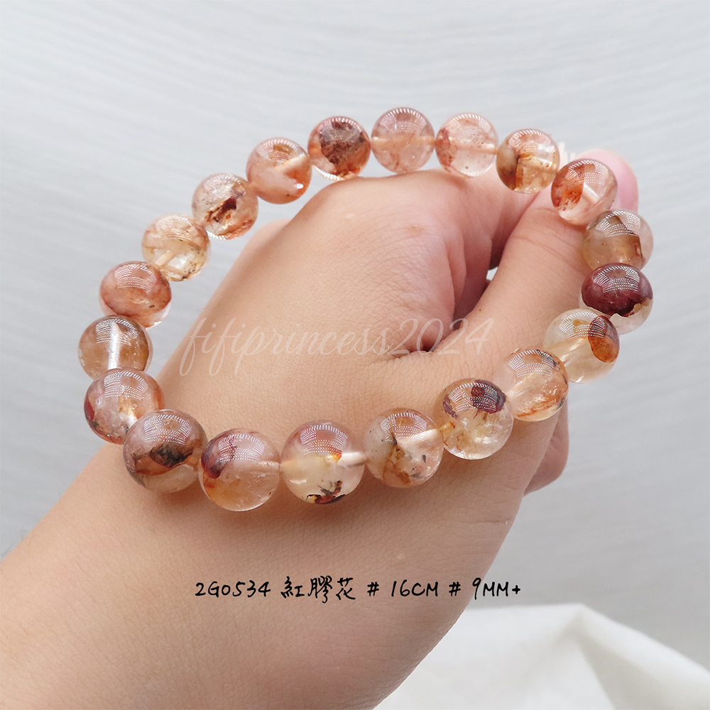 肥肥公主水晶小舖＊1008＊紅膠花＊-細節圖4