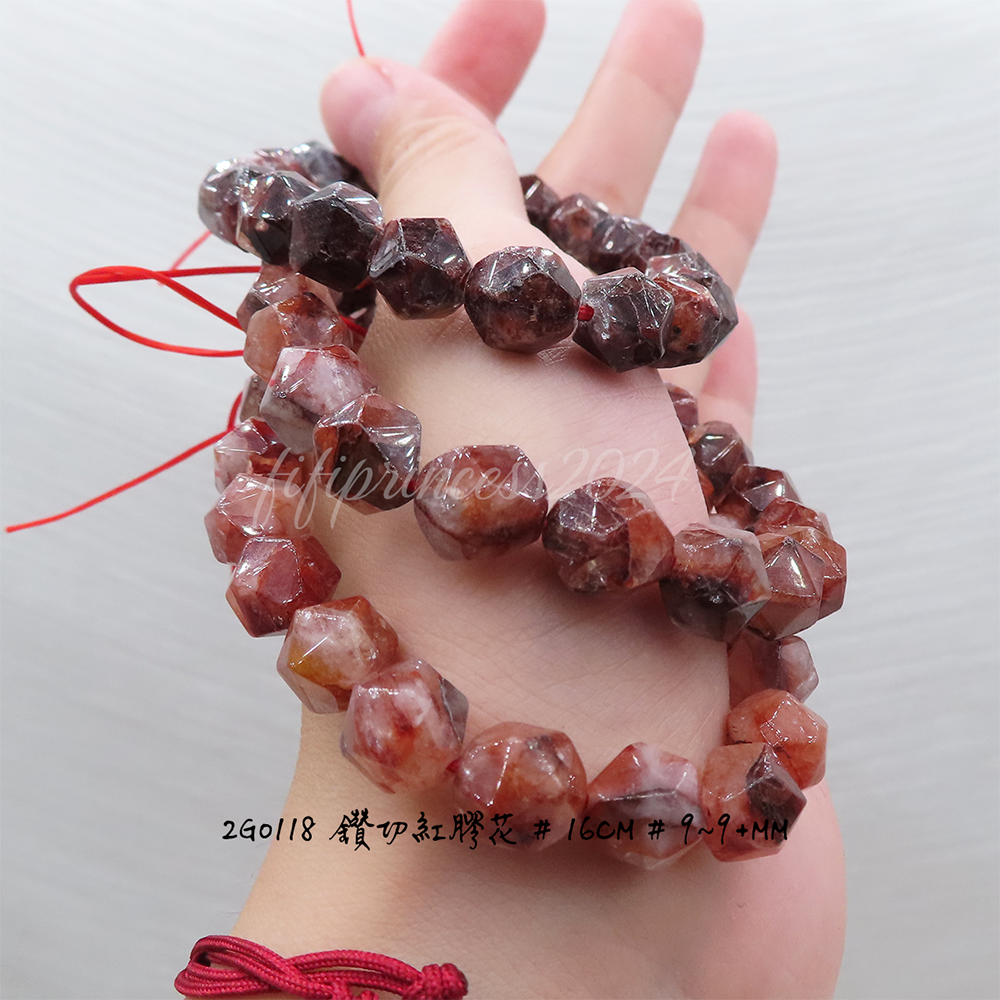 肥肥公主水晶小舖＊1008＊紅膠花＊-細節圖5