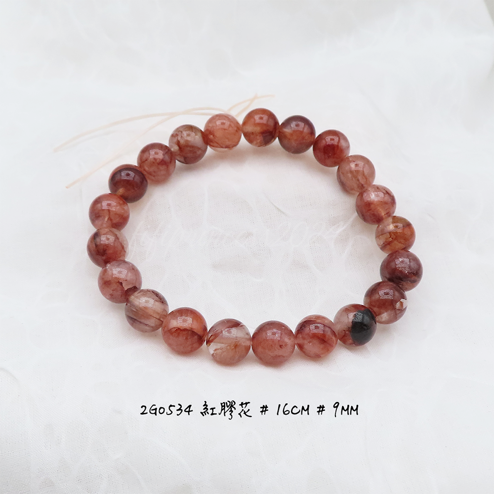 肥肥公主水晶小舖＊1008＊紅膠花＊-規格圖9