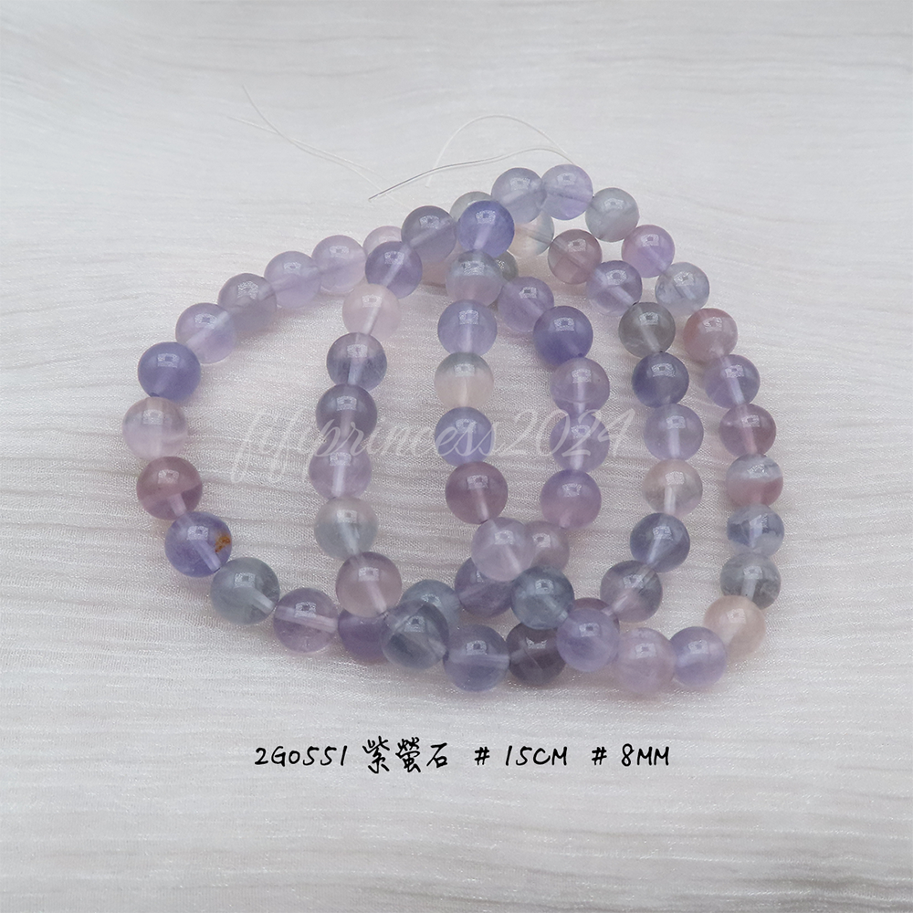 紫螢石-8mm-15cm-不挑款