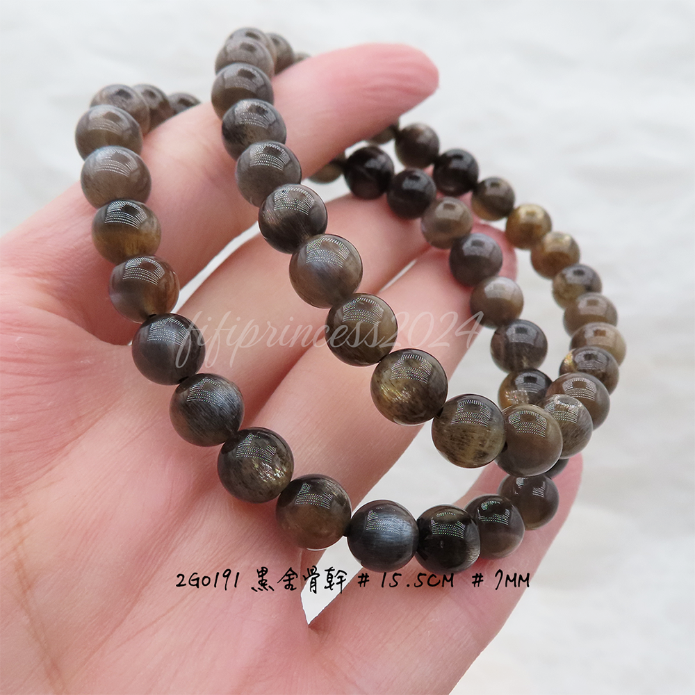 肥肥公主水晶小舖＊1028＊黑金骨幹＊-細節圖6