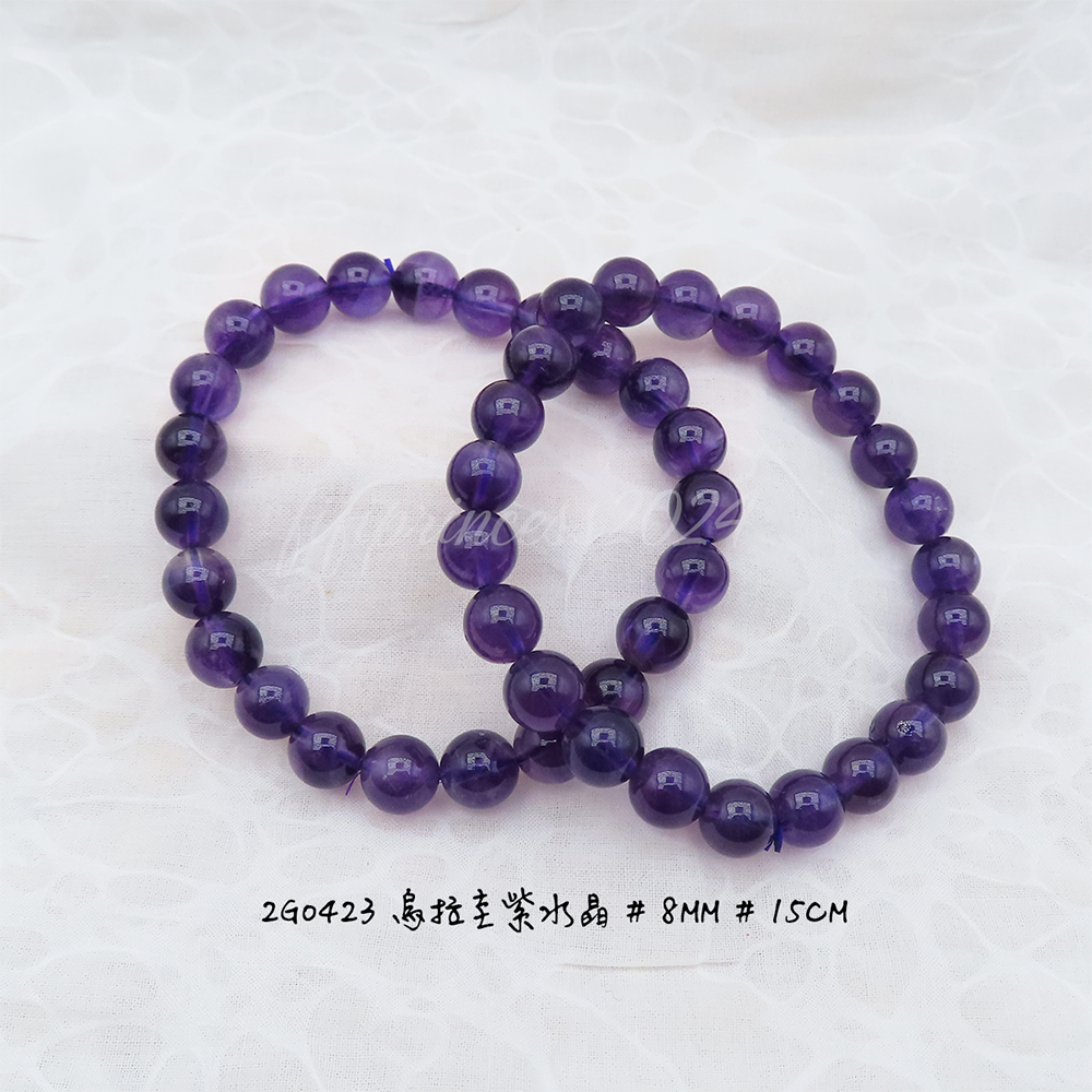 烏拉圭紫晶-8mm-15cm-不挑款