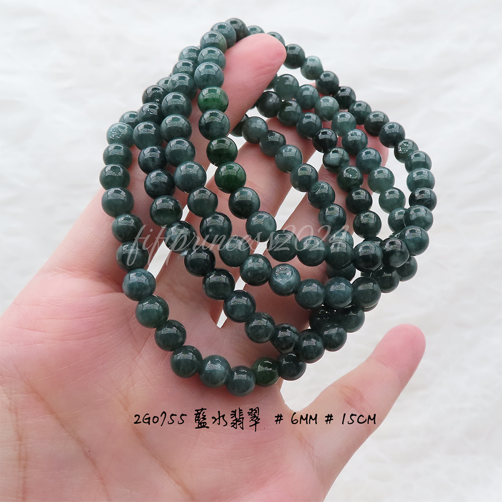 肥肥公主水晶小舖＊1101＊藍水翡翠＊-細節圖6