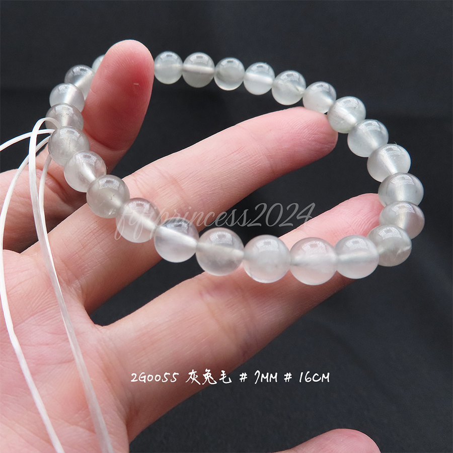 肥肥公主水晶小舖＊1107＊灰兔毛＊-細節圖6