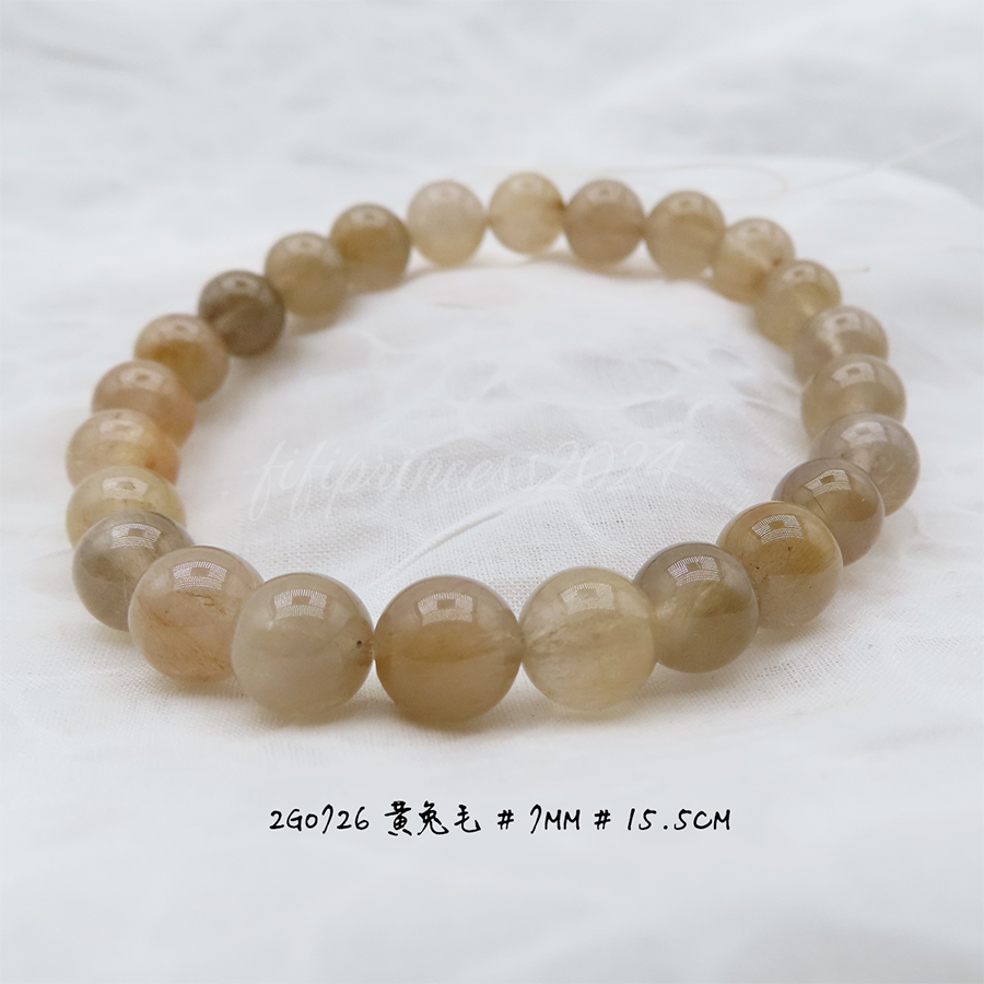 肥肥公主水晶小舖＊1108＊黃兔毛＊-細節圖2