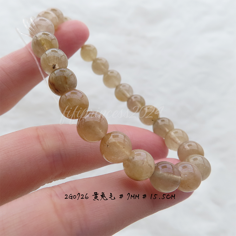 肥肥公主水晶小舖＊1108＊黃兔毛＊-細節圖3