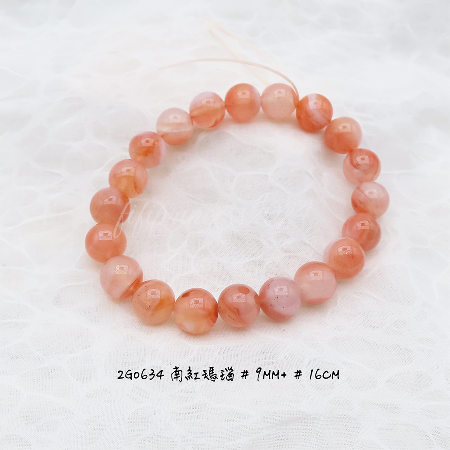 南紅瑪瑙-9mm+-16cm