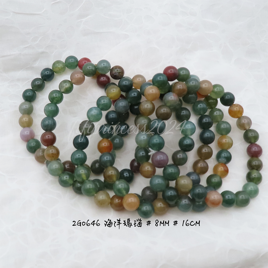 肥肥公主水晶小舖＊1109＊海洋瑪瑙＊-細節圖2