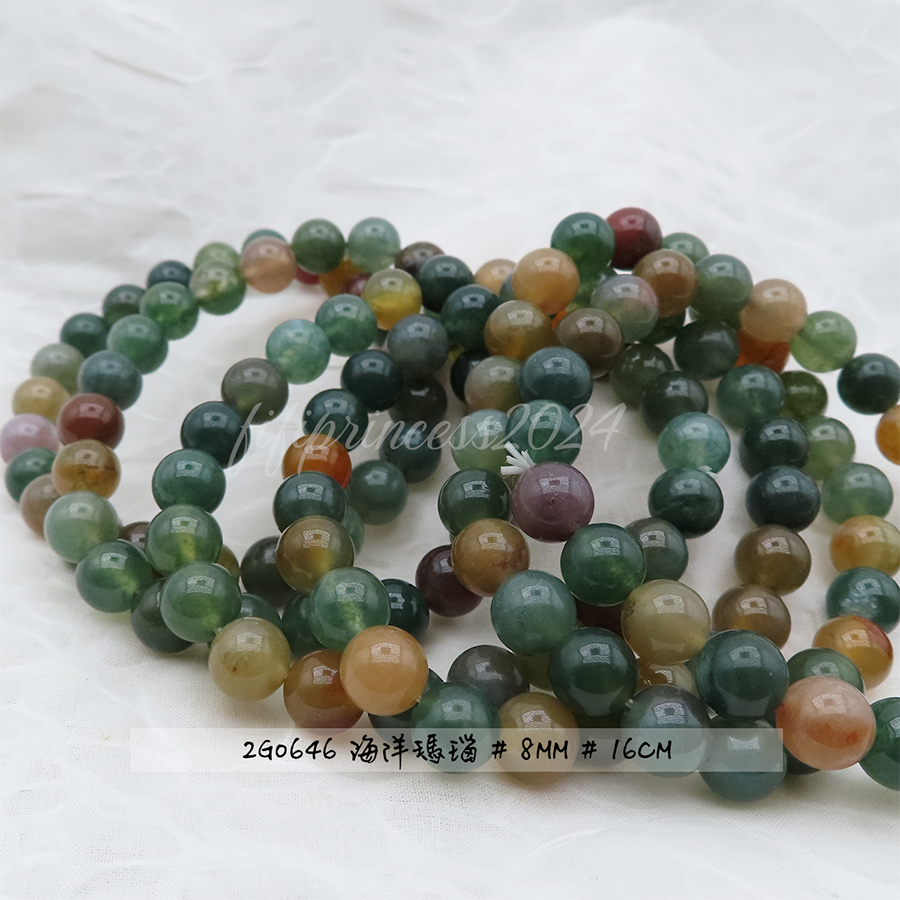 肥肥公主水晶小舖＊1109＊海洋瑪瑙＊-細節圖3